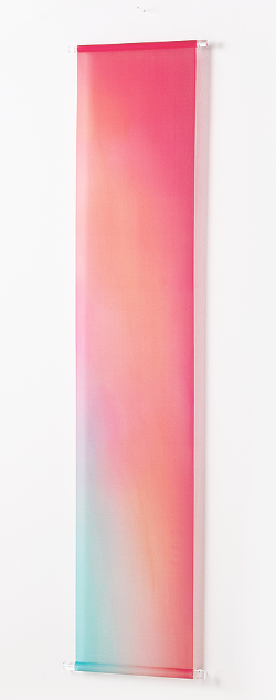 美濃友禅染め　絵絹タペストリー 陽光