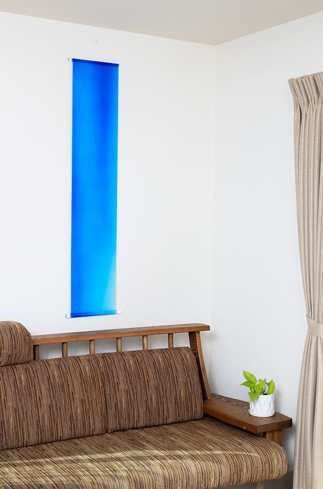 美濃友禅タペストリー　清流　洋式イメージ図