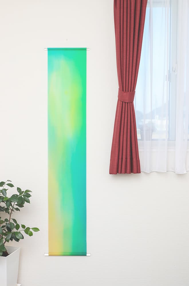 美濃友禅タペストリー　新緑　洋式イメージ図