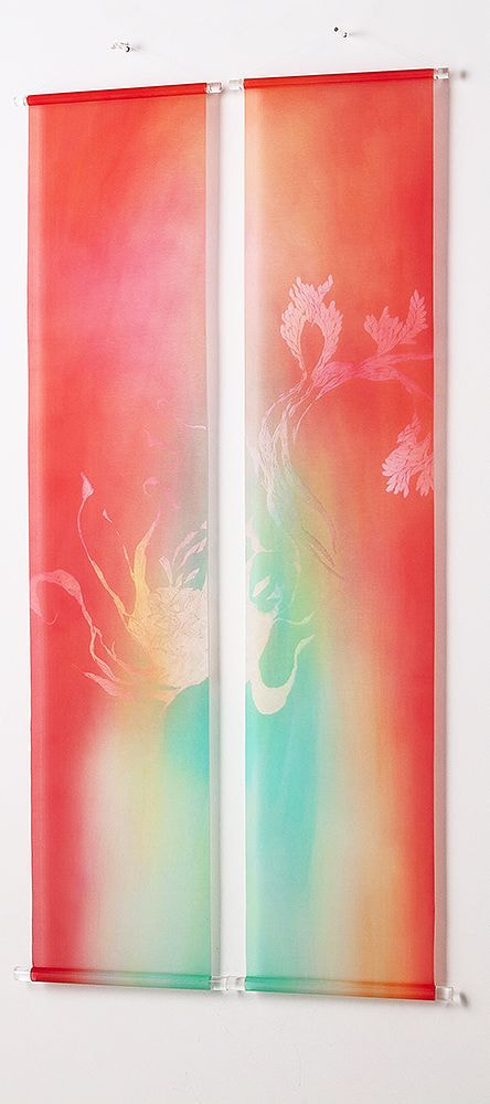 美濃友禅タペストリー　源シリーズ　二枚セット商品　陽光