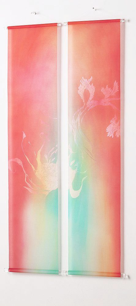 美濃友禅タペストリー　源シリーズ　二枚セット商品　陽光